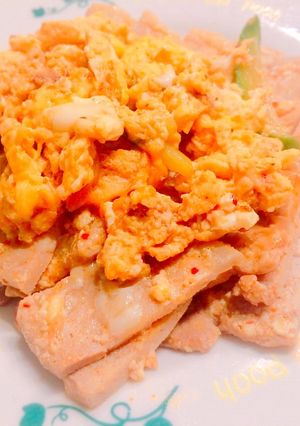 生姜焼き用豚肉de豚キムチステーキ-レシピのメイン写真