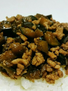 簡単❗茄子のそぼろ丼d=(^o^)=b-レシピのメイン写真