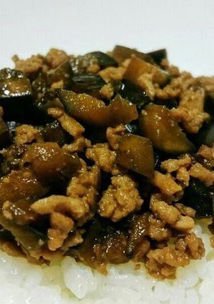 簡単❗茄子のそぼろ丼d=(^o^)=b-レシピのメイン写真