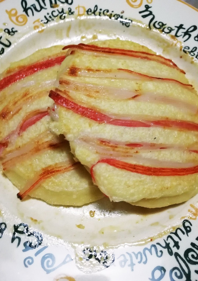 とうふでふわふわ焼き第２段-レシピのメイン写真