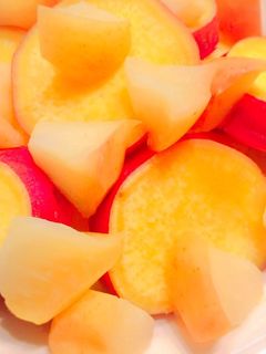 甘さ控えめ!さつまいもとりんごの甘煮-レシピのメイン写真