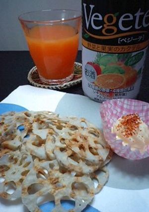 油で揚げない、レンコンチップス！！-レシピのメイン写真