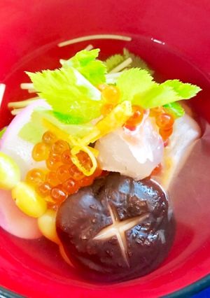 鯛のお雑煮-レシピのメイン写真