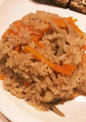 根菜とシーチキンの炊き込みご飯♪-レシピのメイン写真