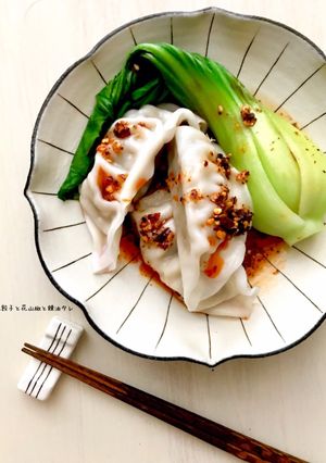 水餃子 花山椒と辣油で作る餃子のタレ-レシピのメイン写真