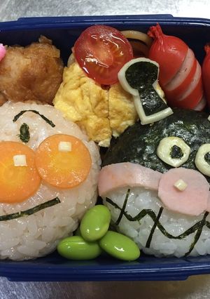 アンパンマンとバイキンマン-レシピのメイン写真