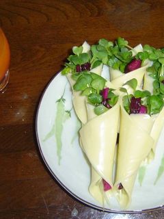 簡単チーズと柴漬けで作るおつまみ-レシピのメイン写真