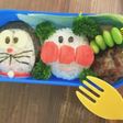 豪華キャスト!アンパンマンドラえもん弁当