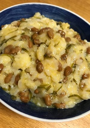 マジで神旨い☆めかぶIN卵かけ納豆ご飯-レシピのメイン写真