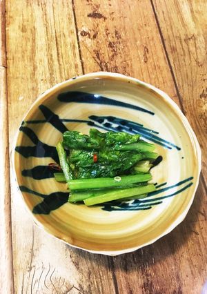 小松菜ペペロンチーノの風-レシピのメイン写真