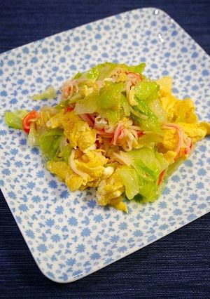 簡単！レタスのかに玉中華-レシピのメイン写真