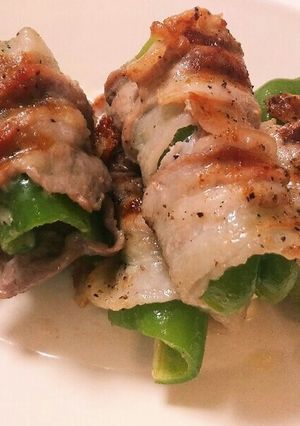 ピーマンととろけるチーズの豚肉巻き-レシピのメイン写真