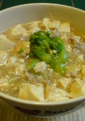 菜の花入り☆辛くない麻婆豆腐-レシピのメイン写真