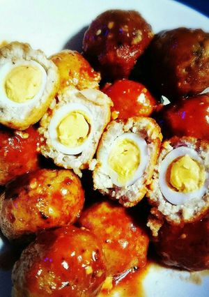 豆腐でかさまし！ふわふわ！お月見肉団子-レシピのメイン写真