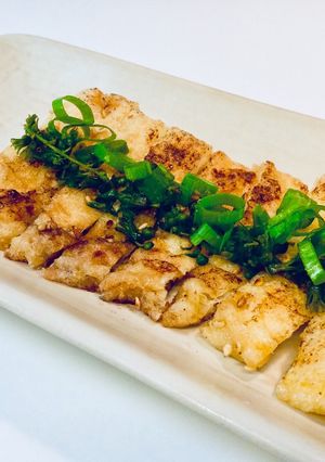 油揚げの麺つゆゴマ油焼き-レシピのメイン写真