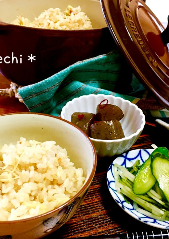 生姜とお揚げの炊き込みご飯-レシピのメイン写真
