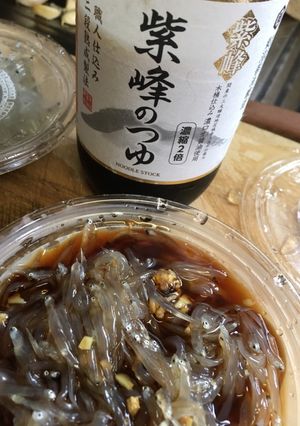 紫峰のつゆで、生シラスをもっとおいしく！-レシピのメイン写真