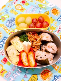 幼稚園お弁当 3歳2ヶ月①-レシピのメイン写真