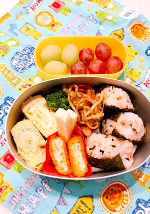幼稚園お弁当 3歳2ヶ月①-レシピのメイン写真