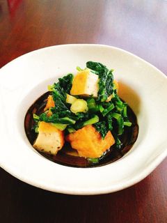 大根葉と厚揚げの煮物-レシピのメイン写真
