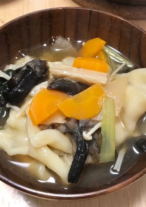 祖母のつるつるひっつみ(すいとん)-レシピのメイン写真