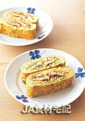 うなぎ蒲焼と野菜の卵焼き-レシピのメイン写真
