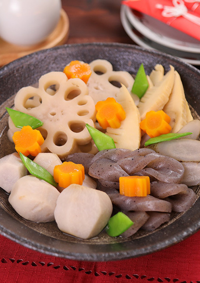 お鍋一つで簡単に♪根菜の彩り煮しめ-レシピのメイン写真