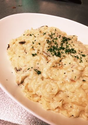 玉ねぎ椎茸のチーズリゾット(残りご飯)-レシピのメイン写真
