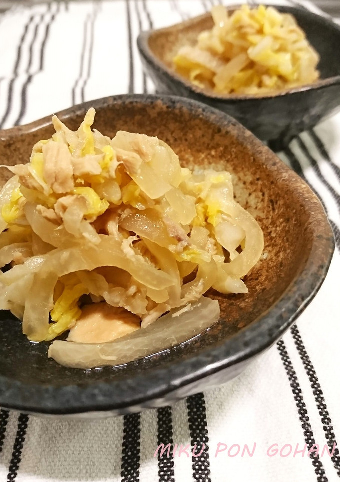 白菜と大根のツナ煮-レシピのメイン写真