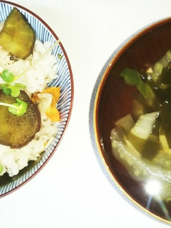 舞茸飯と白菜汁(血管ダイエット1293)-レシピのメイン写真