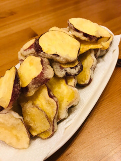 うすーい衣のさつまいもの天ぷら-レシピのメイン写真