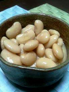 体に優しい白花豆の煮物-レシピのメイン写真