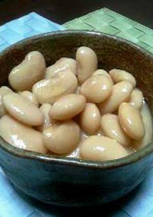 体に優しい白花豆の煮物-レシピのメイン写真