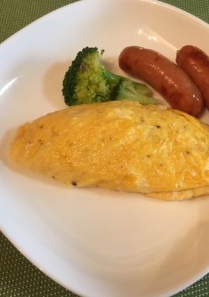簡単！木の葉型オムレツを作る-レシピのメイン写真