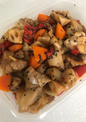 鶏肉のゴロゴロ甘酢炒め-レシピのメイン写真