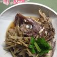 鯛とごぼうのあら煮