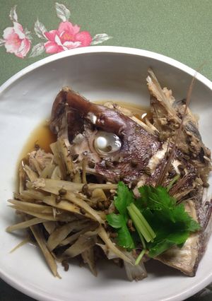 鯛とごぼうのあら煮-レシピのメイン写真