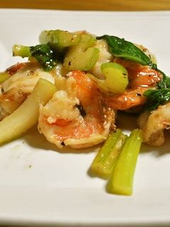 海老とセロリの中華炒め-レシピのメイン写真