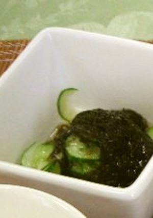 たこともずくの酢の物（腎臓病食）-レシピのメイン写真
