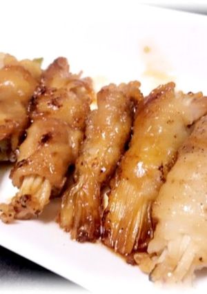 肉野菜巻きの甘辛炒め-レシピのメイン写真