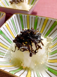 大根おろしと塩昆布-レシピのメイン写真