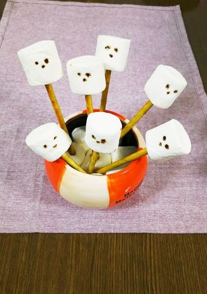 マシュマロお化け♪-レシピのメイン写真