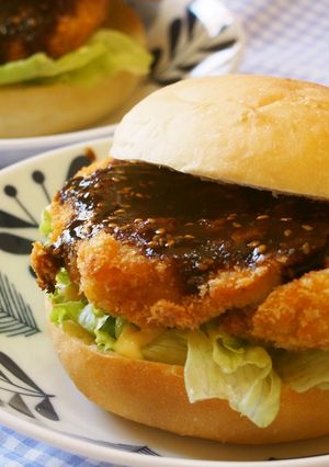 手作り♪チキンカツバーガー♪-レシピのメイン写真