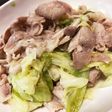 キャベツと豚バラの塩炒め