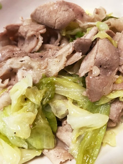 キャベツと豚バラの塩炒め-レシピのメイン写真