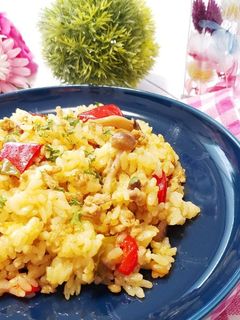 炊飯器でパラパラ♡マイルドカレーピラフ-レシピのメイン写真