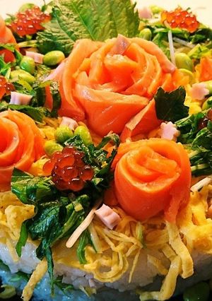 誕生日を華やかに☆ちらし寿司-レシピのメイン写真