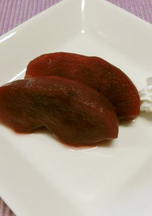 りんごの赤ワイン煮-レシピのメイン写真