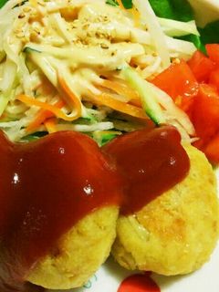ダイエットに❤ヘルシーおからハンバーグ-レシピのメイン写真