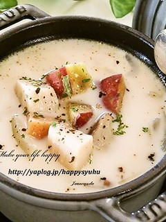 さつまいも&きのこ☆ミルクスープ-レシピのメイン写真